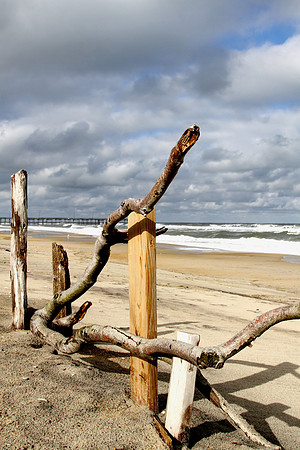 Rodanthe Beach Fence ~